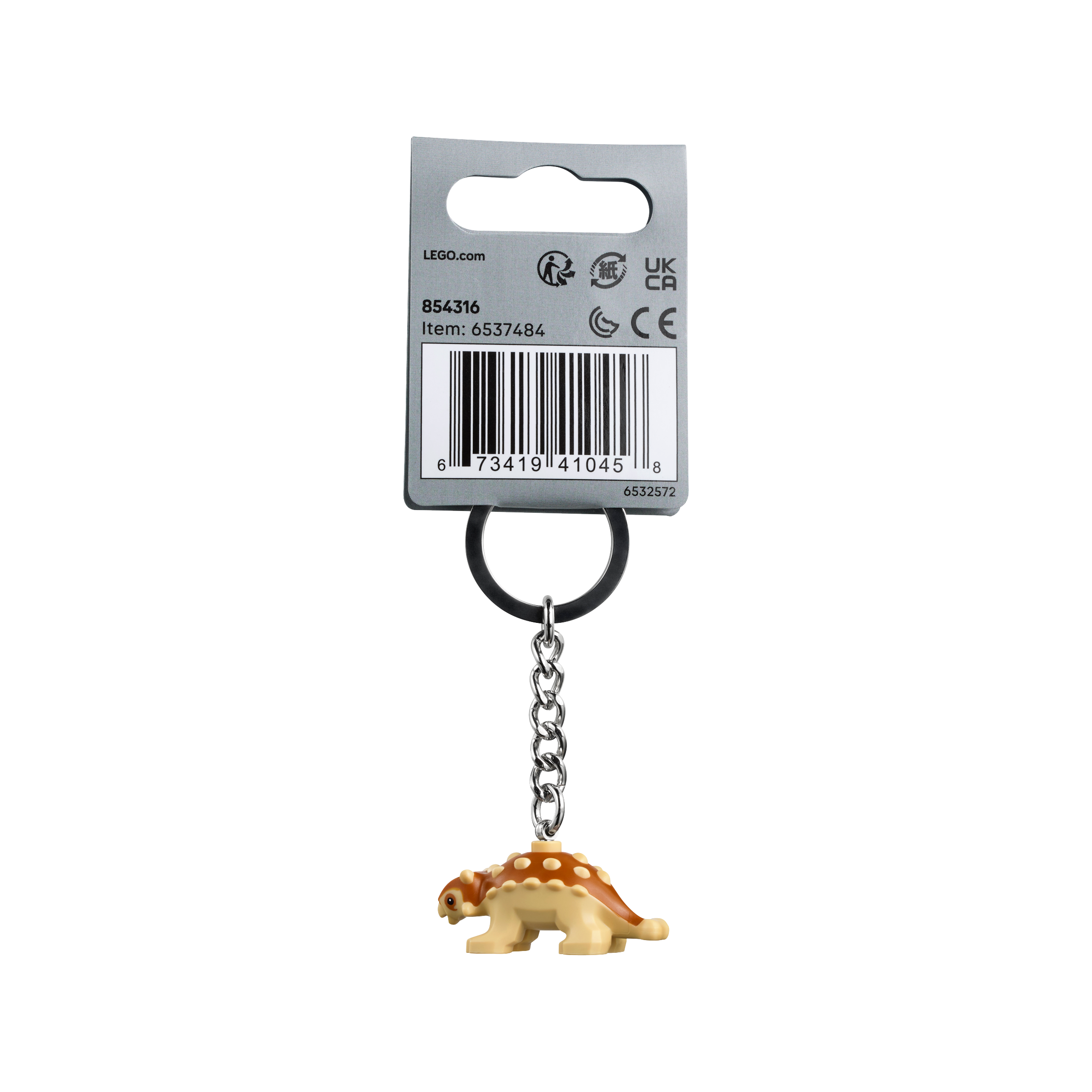 Baby Ankylosaurus Key Chain - Image 3