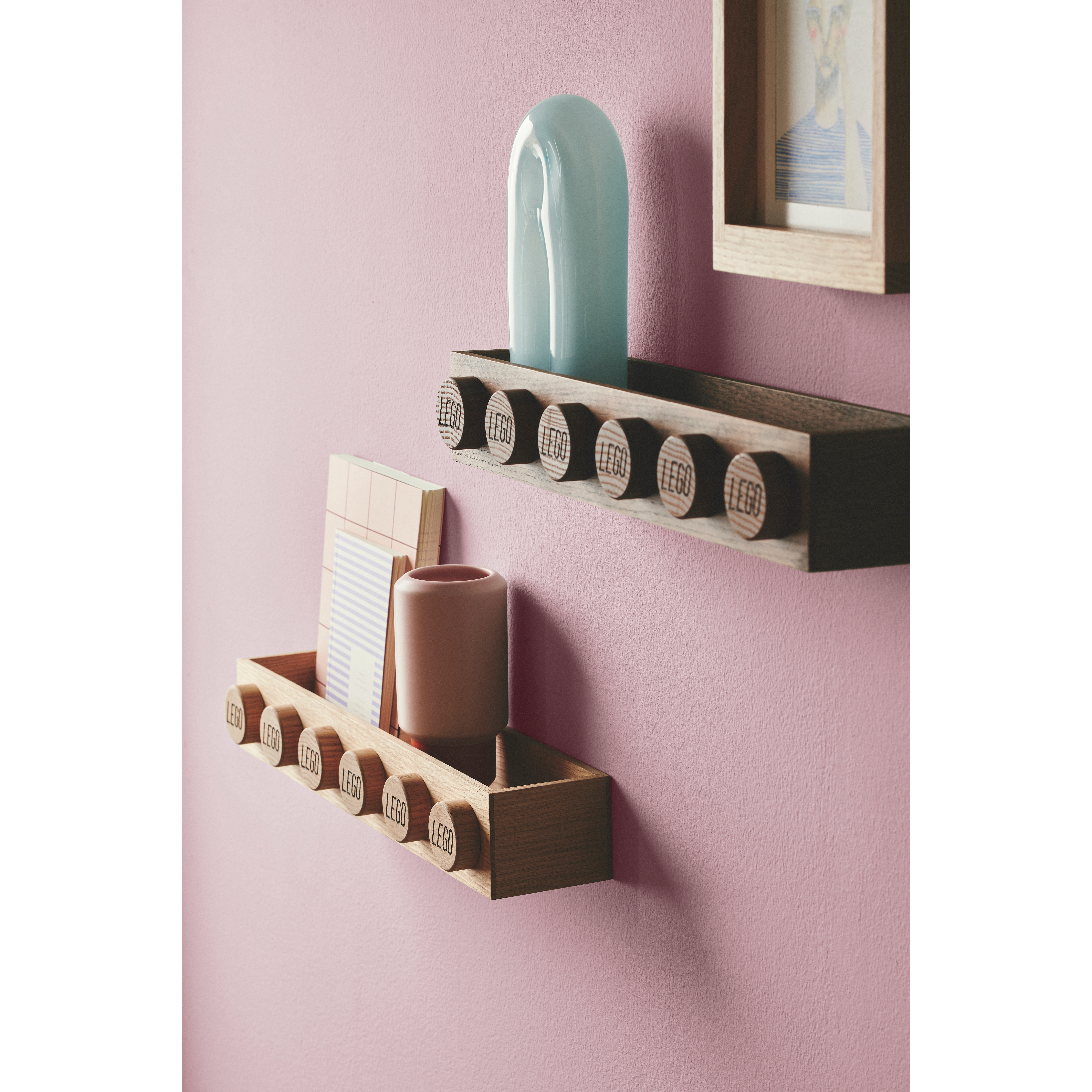 Wooden Book Rack – Dark Oak - Image 2