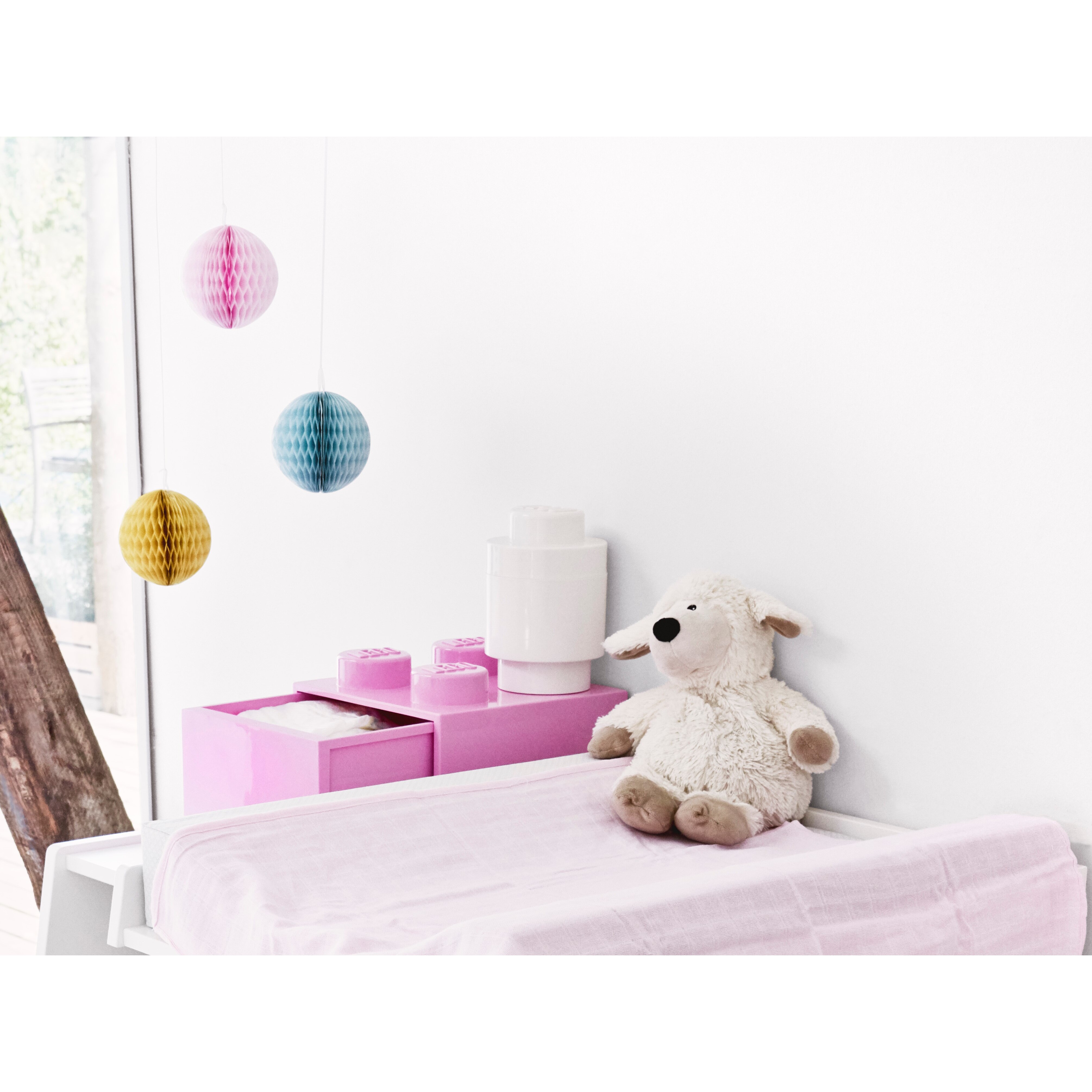 Lego 4-Stud Light Purple Storage Brick Drawer - Image 4